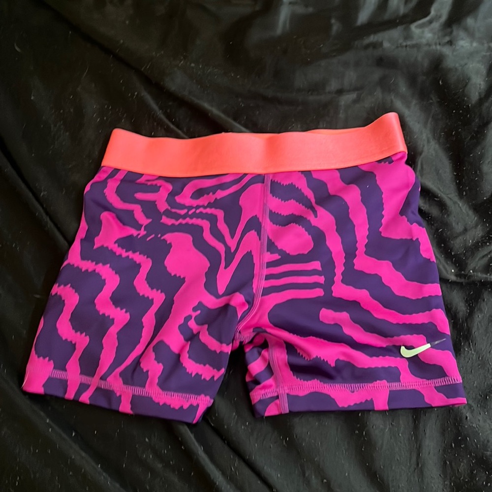 animal print nike pros.